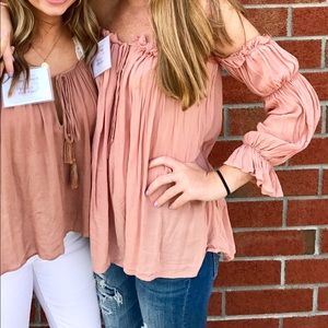 These Three Boutique Off The Shoulder Shirt